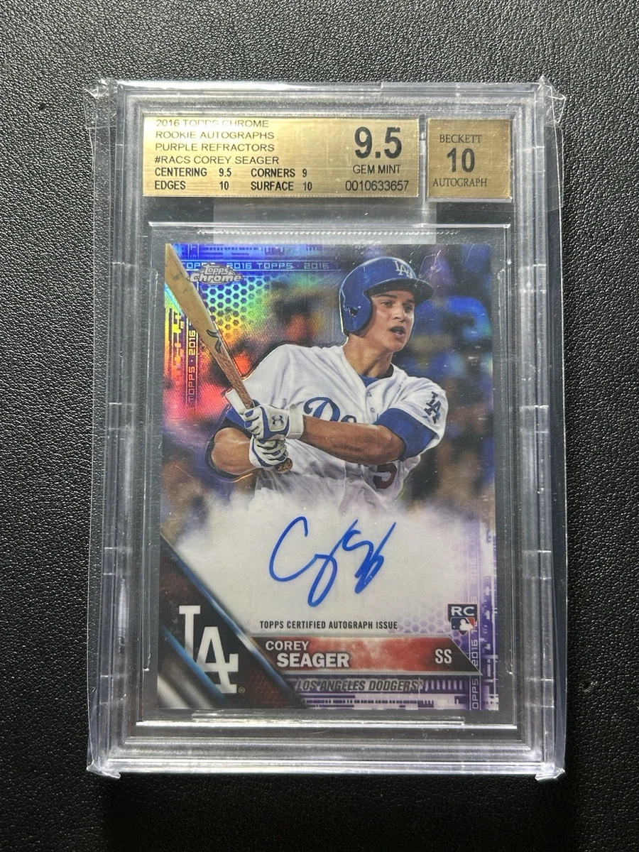 Corey Seager Baseball Sports Trading Cards & Accessories Parallel