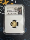 1991 $5 Gold Eagle NGC MS70 Anna Cabral - 1/10 oz Gold