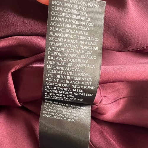 White House Black Market Burgandy Sheath Dress, US6 - Picture 6 of 6