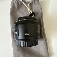 Canon EF 50mm f/1.8 EF STM for Canon Black with UV Filter