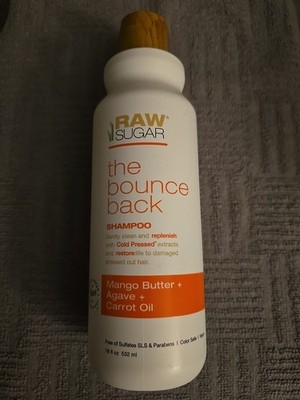 Raw Sugar Shampoo Mango Butter + Agave + Carrot Oil  18 fl oz (N5)
