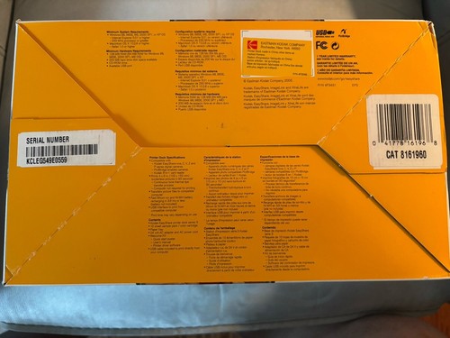 NEU Kodak EasyShare C533 5.0MP Digitalkamera + G600 Druckerdock mit Tasche NEU - Bild 7 von 8
