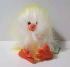 Jellycat Yellow  White Crazy Chick Plush New With Tags 6"