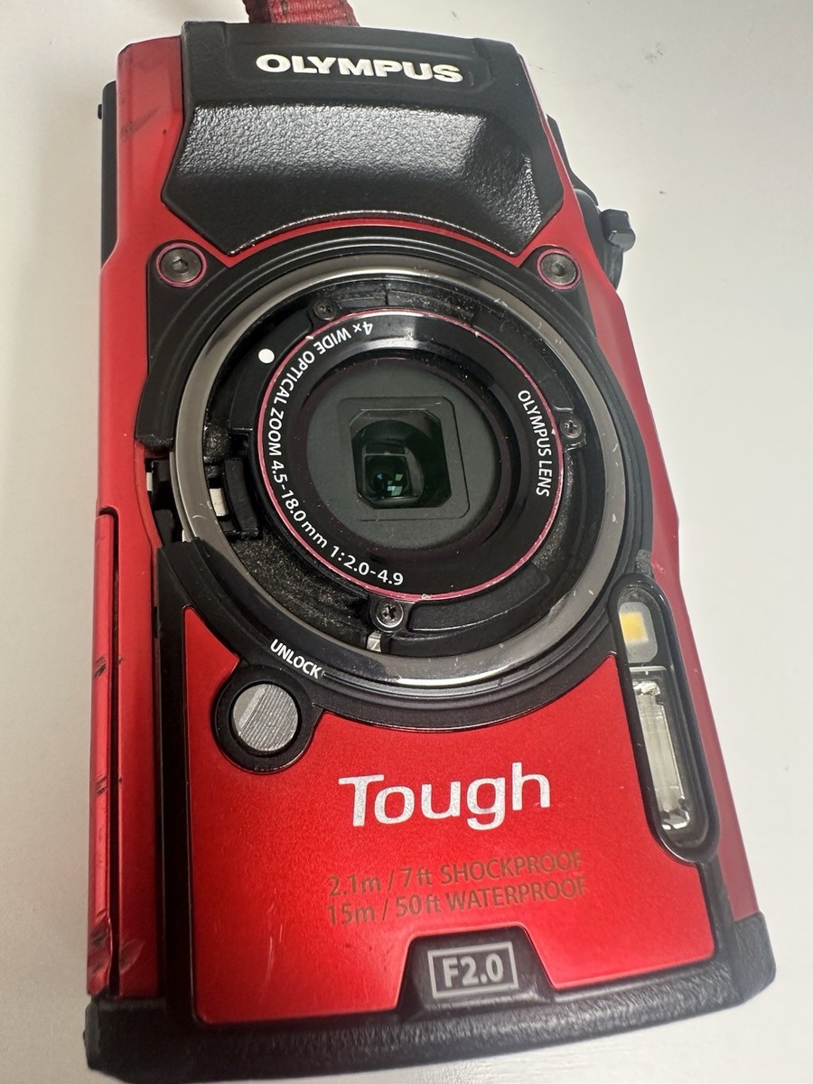 UNTESTED Olympus Tough TG-5 4K Waterproof Camera F2.0 Lens 3