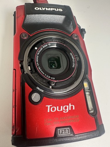 SIN PROBAR Olympus Tough TG-5 4K Impermeable Cámara F2.0 Lente 3" LCD 12MP WiFi GPS - Imagen 2 de 10