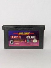 Risk Battleship Clue GBA Authentic Tested Wor...