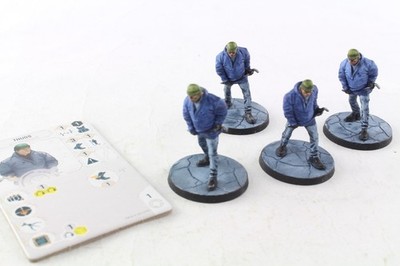 Batman: Gotham City Chronicles Spielfigur Kickstarter bemalt Schläger x 4