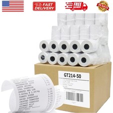 Thermal Paper Receipt Roll 2-1/4" x 50' BPA Free 50 Rolls
