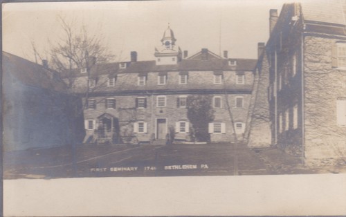 RPPC Bethlehem, Pa - First Seminary 1748 - Picture 1 of 2