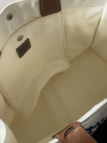 DOONEY & BOURKE MLB LA Dodgers White Red Blue Large Canvas Shoulder Tote Bag - Picture 11 of 14
