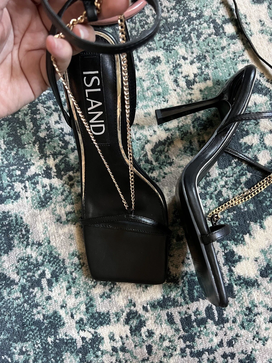 River island cheap heeled sandals