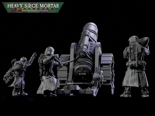 Death Division: Heavy Siege Mortar | Krieg | Trench Korps | Steel Legion | Redma - Picture 5 of 11