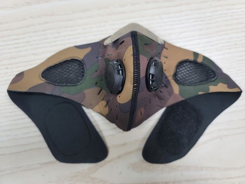 Maschera Mezza Viso Traspirante Esterno Riutilizzabile Moto Ciclismo Sport Copertura Viso - Foto 29 di 47