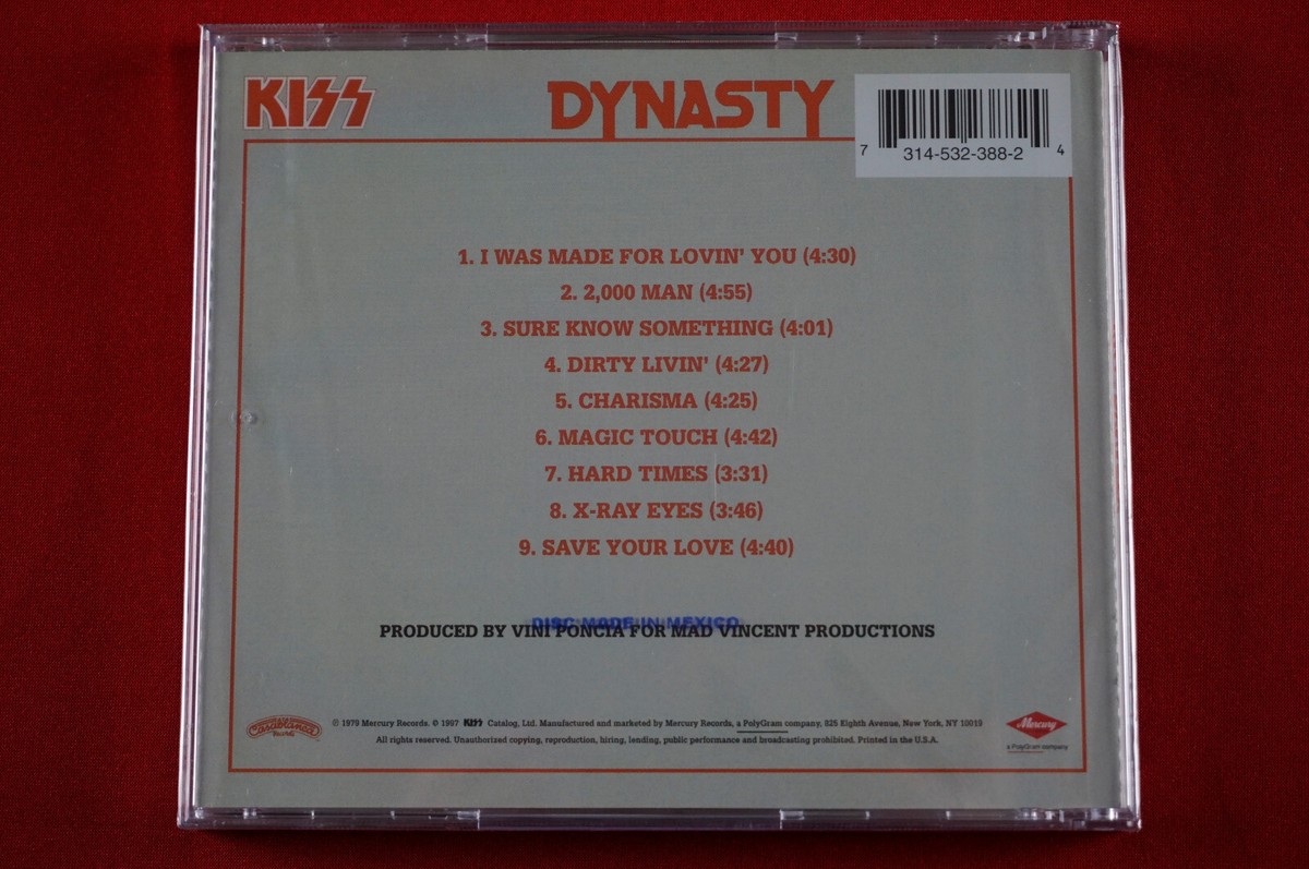 Kiss Dynasty Music CD I Was Made For Lovin You Magic Tough Kiss Dynasty Music CD I Was Made For Lovin You Magic Tough