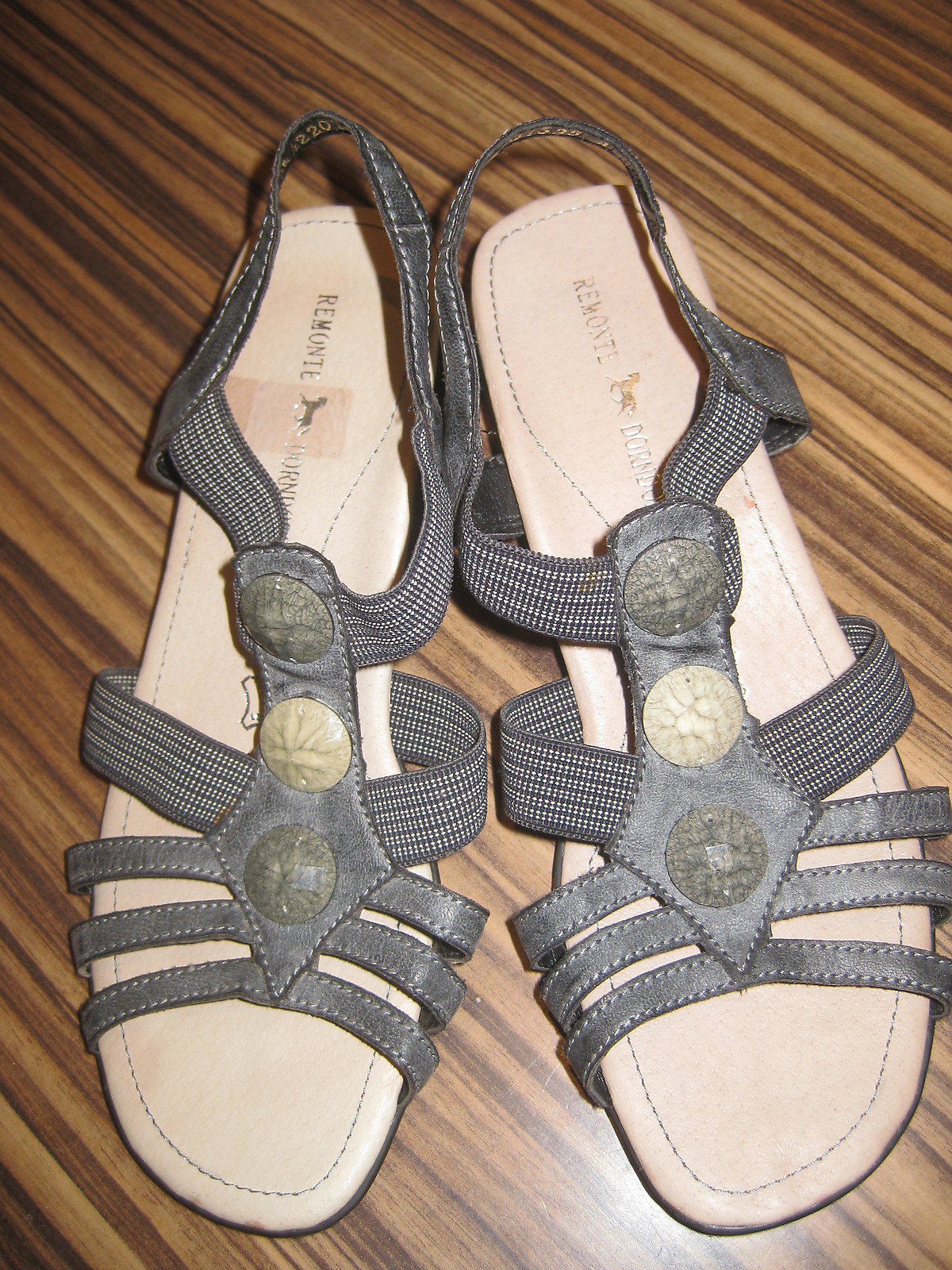 Remonte Leder Sandaletten Gr.38 blue Neu Remonte Leder Sandaletten Gr.38 blue Neu