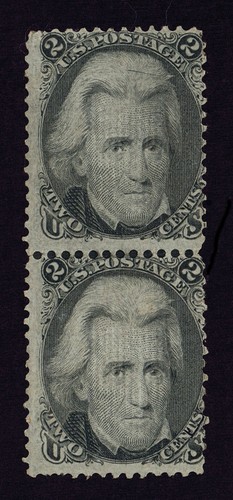 AFFORDABLE GENUINE SCOTT #93 MINT OG H PAIR NBNC 1868 BLACK WELL DEFINED F-GRILL - Picture 1 of 2