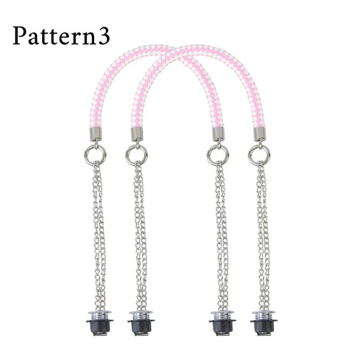 1 Pair braided Obag Handles Weaven Long Shoulder Chain Straps for O Bag - Picture 16 of 27