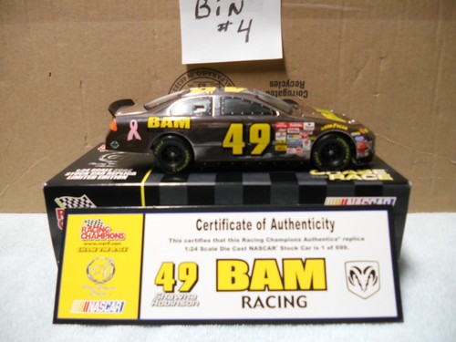1/24 R.C. Authentics 2002 nascar #49 Shawna Robinson Dodge Pink Chrome - Picture 2 of 4