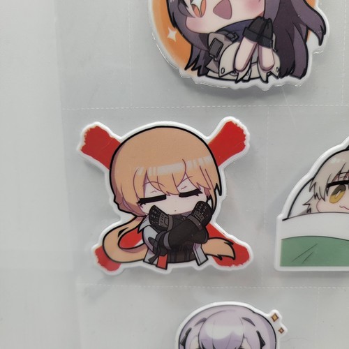 Girls Frontline 2 Exilium Exclusive Pop Up Event Chibi Sticker Set Cheeta Klukai - Picture 7 of 14
