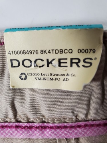 Dockers Capri Pants Womens 16p Petite Convertible Length Khaki Cotton NWT - Picture 12 of 17