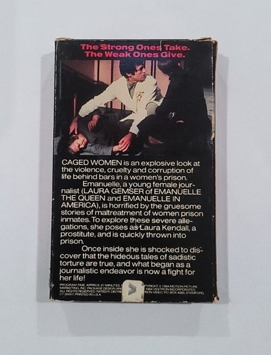 CAGED WOMEN BETA TAPE BETAMAX NOT VHS RARE WOMEN IN PRISON - Picture 2 of 4