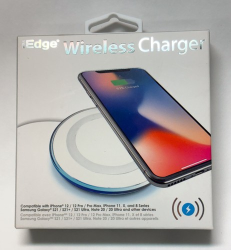 White Wireless Charger For iPhone and Samsung - Picture 1 of 2