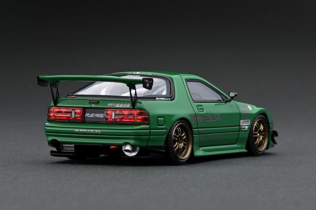 イグニッションモデル　1/43 #0487 ignition model IG2141 1/43 Mazda RX-7 FC3S RE Amemiya Green