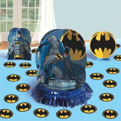 Batman Table Decorating Kit Centerpieces Boy Superhero Comic Book