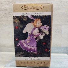 Hallmark Keepsake Ornament The Language of Flowers Pansy Angel 1996 Showcase