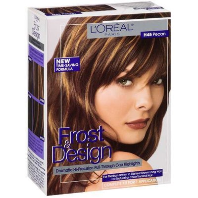Loreal Paris Frost Design H45 Pecan For Medium Brown To Dark
