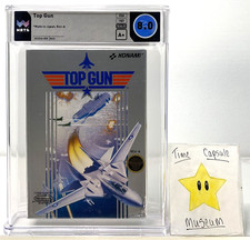 Top Gun Nintendo NES Brand New 1987 Factory Sealed WATA Graded 8.0 A+