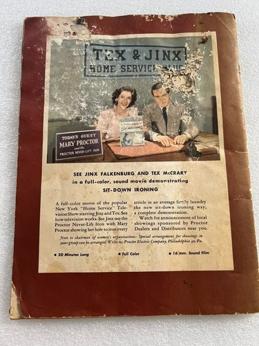 PRICED TO SELL Paper Book 1948 Ironing Can Be Easy Proctor Electric Made How To - Picture 11 of 17