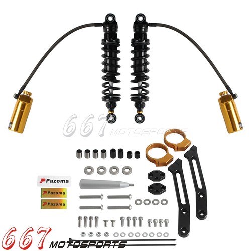 For Harley Road Glide Road King 2014-2025 Rear Shock Absorbers Reservoir & Mount - Picture 3 of 10