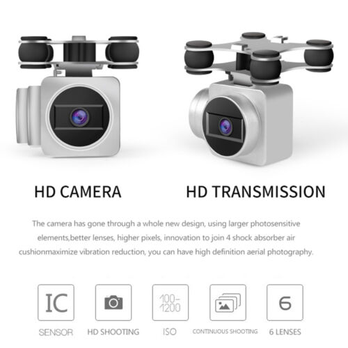 Quadcopter Drone WIFI FPV Camera Mini RC Drone Aerial Photography Aircraft Toy - Picture 3 of 12
