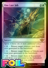 x1 One Last Job OTJ MTG 22 FOIL RARE M/NM 1x