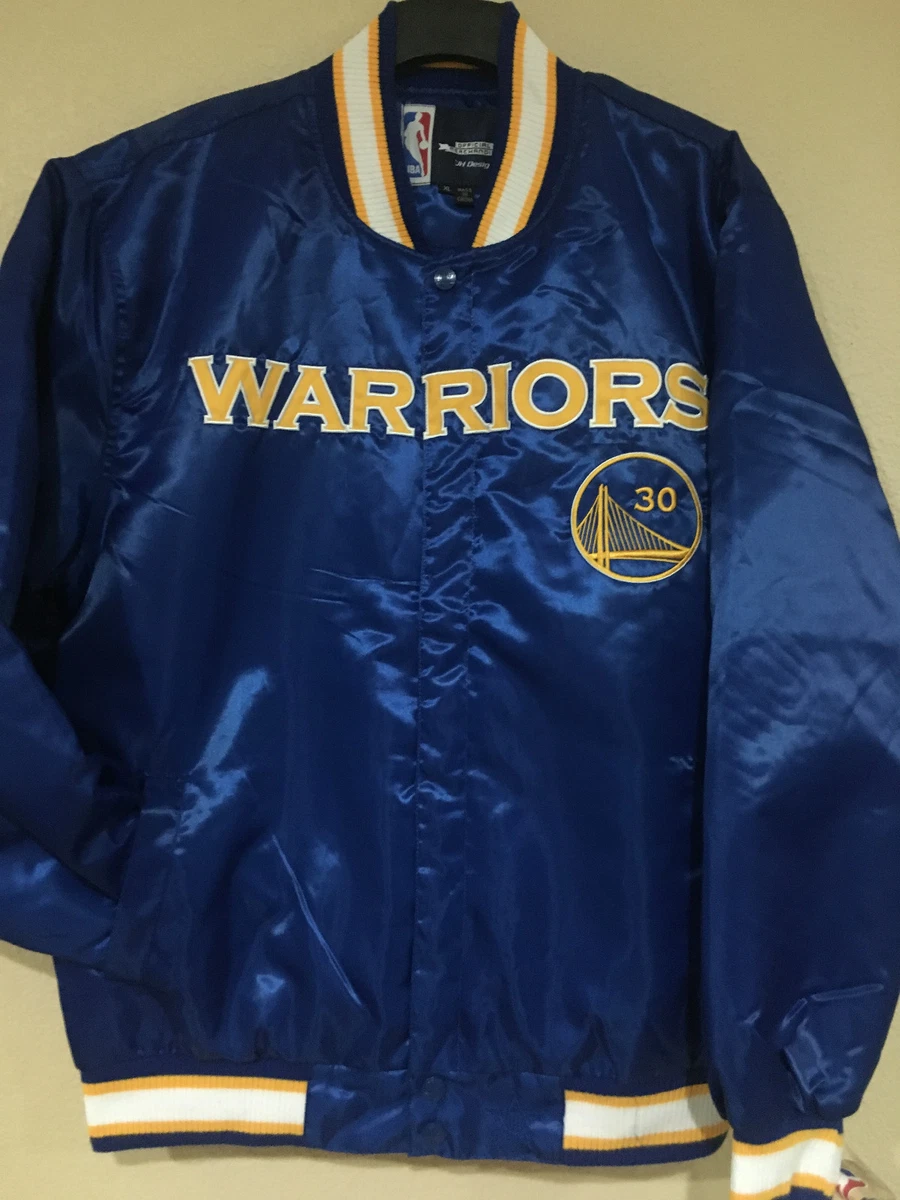 Golden State Warriors Stephen Curry #30 SATIN Jacket by JH Design