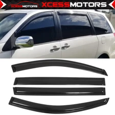 Fits 04-10 Toyota Sienna Window Visors Rain Guards Deflectors Acrylic Slim 4Pcs