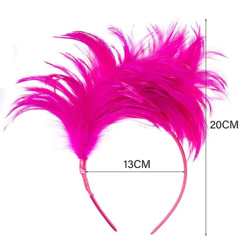 1920s Fascinator with Feathers Headband for Women Wedding Tea Party Headwear AU - Picture 8 of 21