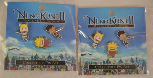 Ni No Kuni II Revenant Kingdom Collectible Pin Set Pre-Order Bonus Promo Bandai - Picture 3 of 4