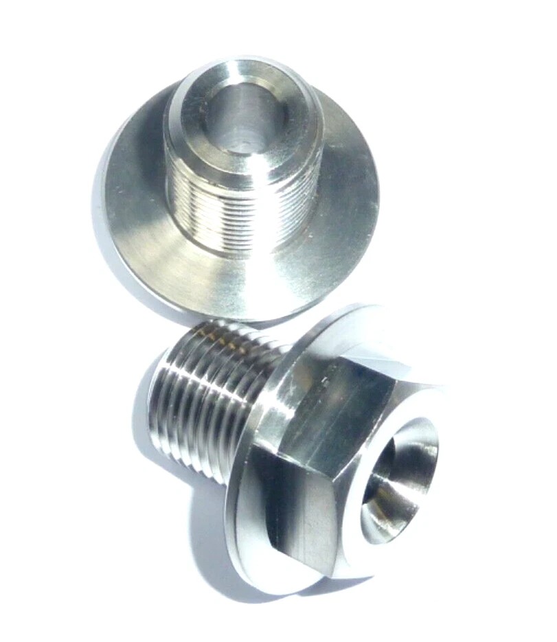 Tornillo de husillo eje delantero titanio Suzuki B-king 2007-2012 bajo peso sin óxido Foto 4 de 4