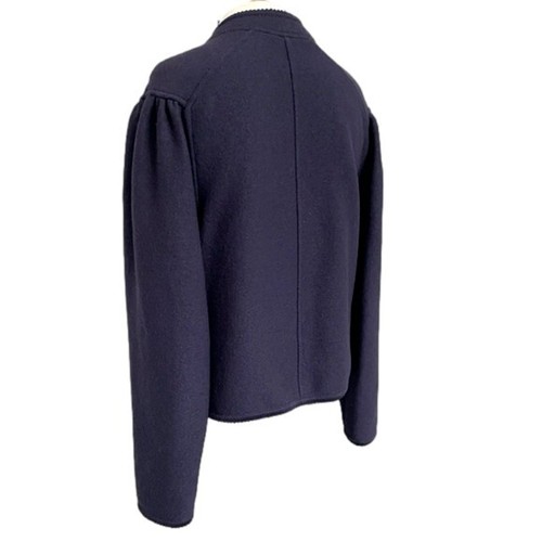 Vintage Geiger Navy Blue Wool Light Jacket / Shacket - M, made in Austria 🇦🇹 - Picture 8 of 11