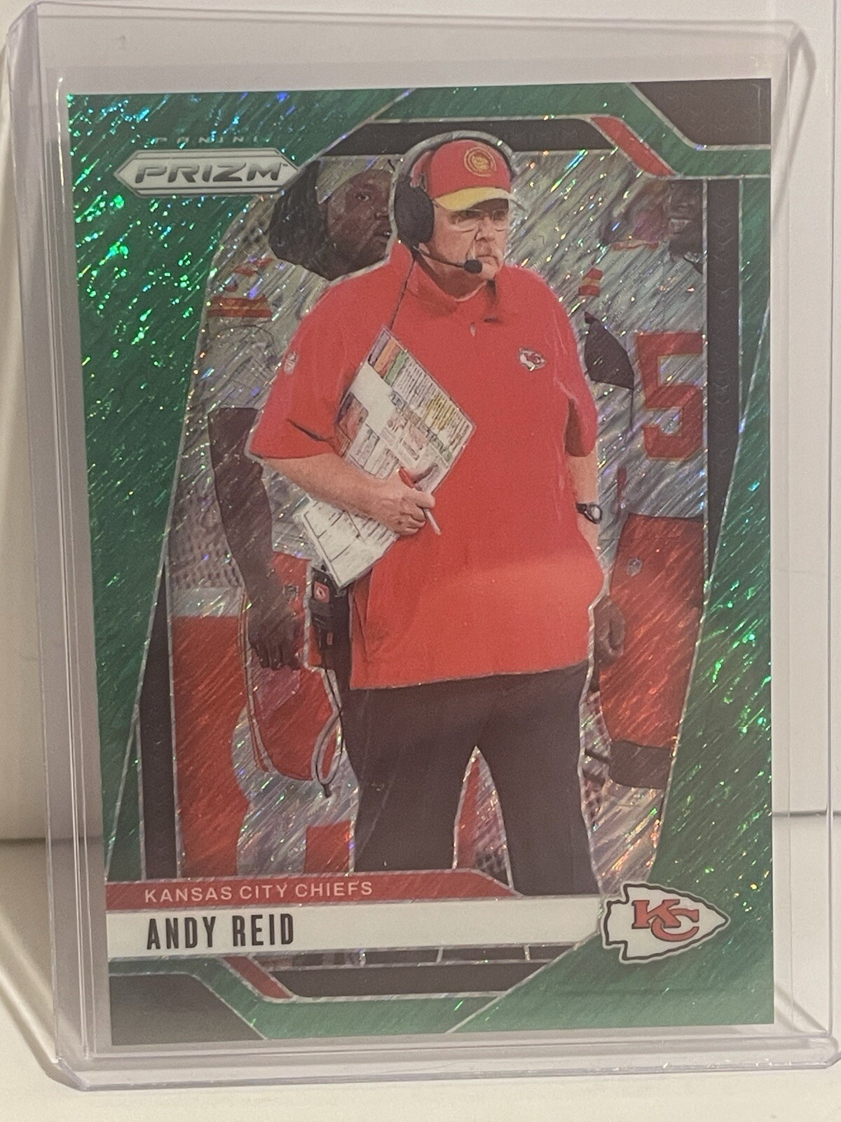 2024 Prizm FOTL EXCLUSIVE Andy Reid GREEN Shimmer /5
