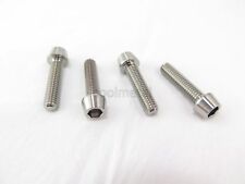 2PC tapered Bolts M10x60 1.5mm hex Socket Cap head Ti metric Allen Screw No Rust