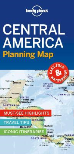 Lonely Planet Central America Planning Map (Map) Map