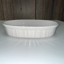 Corning Ware French White F-15-B Oval Casserole Dishes Bowl 15oz