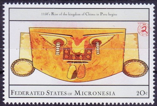 1150 Rise of Chimu Kingdom Peru, History, Micronesia 2000 MNH Millennium
