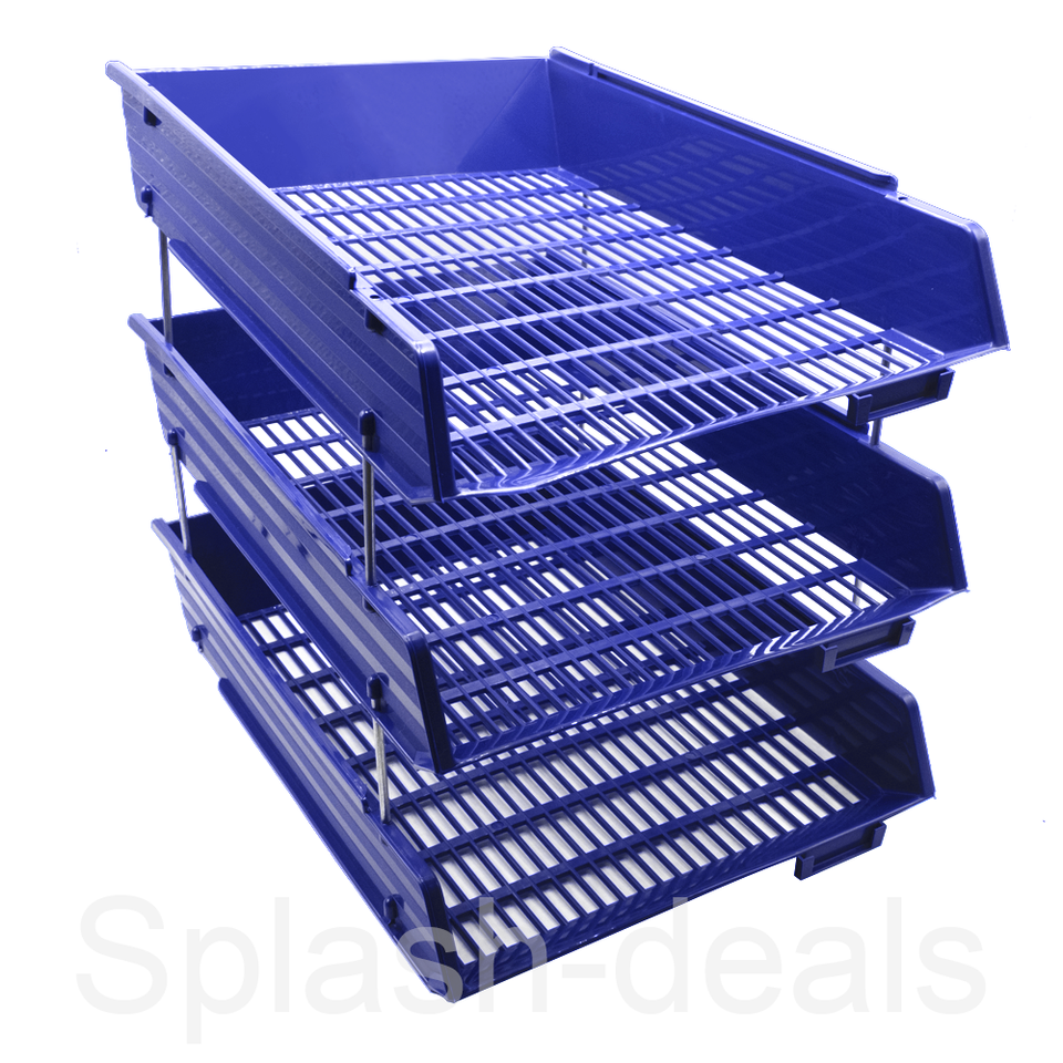 A4 Letter Trays Document - Paper Filing Organisers - Choose Colour ...