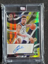 2021-22 SPECTRA CHRIS DUARTE RC ASPIRING AUTO PRIZM 3/3 JERSEY MATCH #AA-CDT