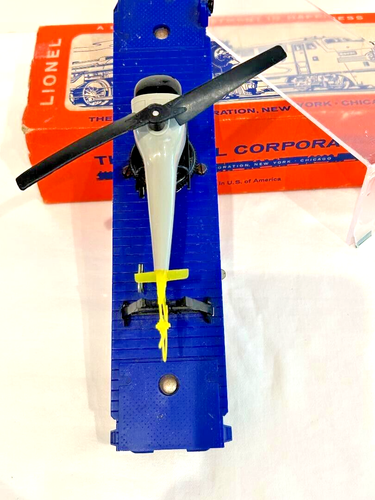 LIONEL3419 #2 Var.-C~w~ TYPE-B NAVY~HELICOPTER-BLT'60~ORIG. BOX LK/N - Bild 5 von 6