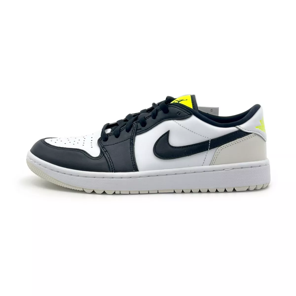 DD9315-108 Nike Air Jordan 1 Low Golf Phantom Volt Neon Yellow Black Grey White